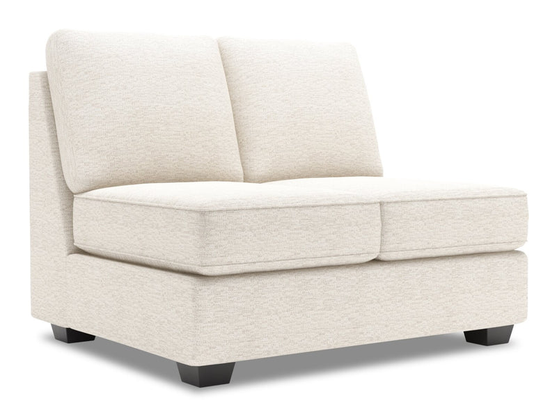 Sofa Lab Roll Armless Loveseat - Luxury Sand