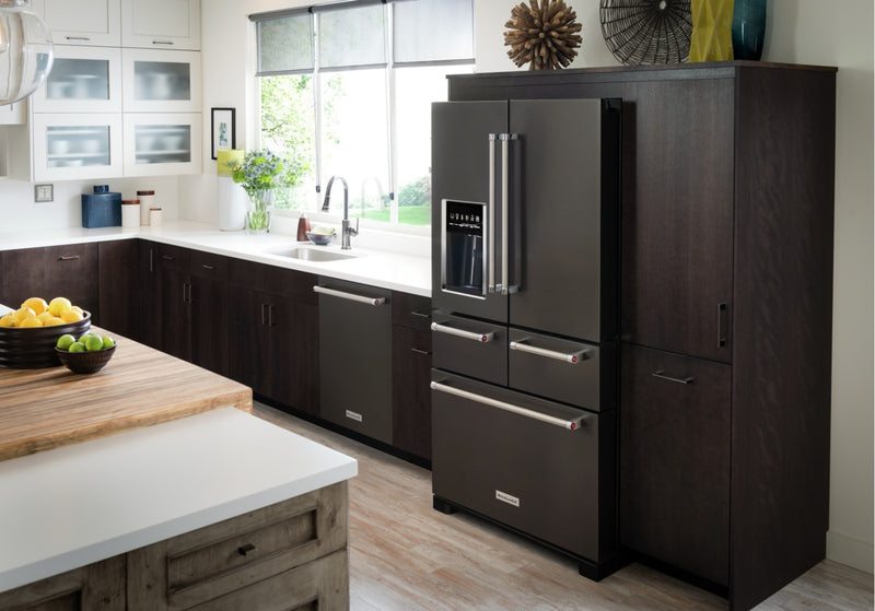 KitchenAid Built-In Top-Control Dishwasher with Dynamic Wash Arms – KDTM404EBS