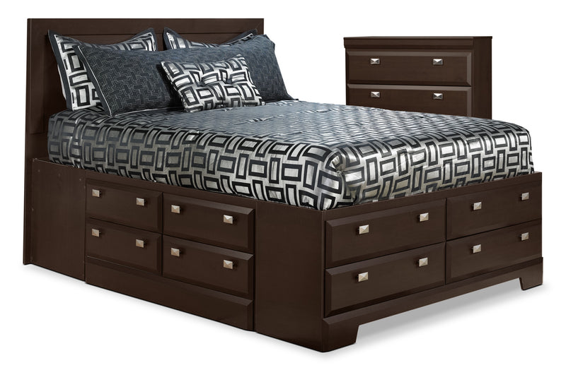 Yorkdale 4-Piece Full Storage Bed and Chest Package