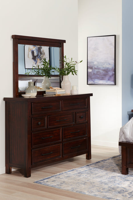 Sonoma Bedroom Dresser Mirror - Mango Brown