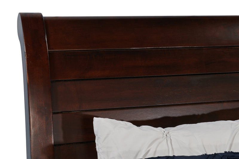 Sonoma 6pc Bedroom Set with Storage Bed, Dresser, Mirror & Nightstand, Mango Brown - King Size
