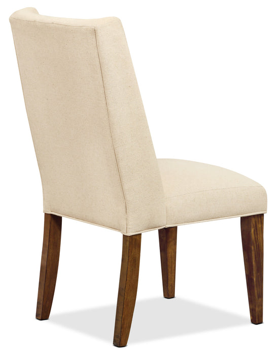 Alpine Upholstered Parson Chair – Beige