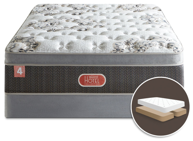 Beautyrest® Hotel Diamond 4 Medium Euro-Top Split Queen Mattress Set