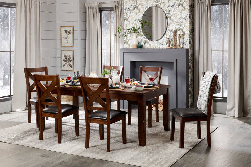 Talia Dining Table Brown The Brick