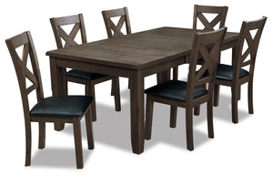 Talia 7-Piece Dining Package - Grey Brown