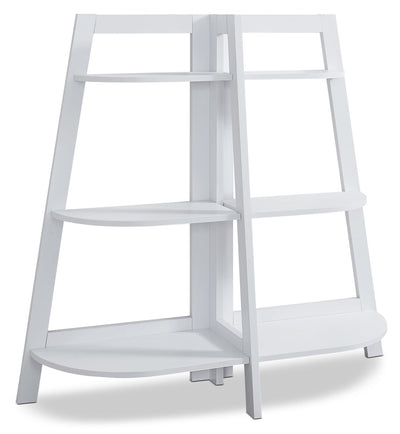 Aline Bookcase – White - Contemporary style Bookcase in Taupe Wood