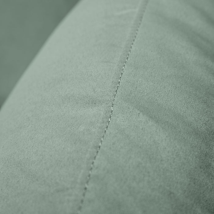 Oakdale Microsuede Loveseat – Aqua
