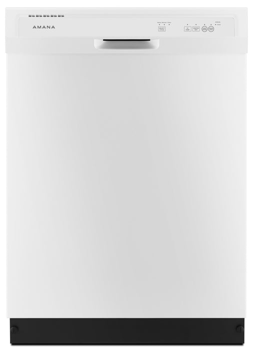 Amana 18 Cu. Ft. Refrigerator, 4.8 Cu. Ft.  Range and Built-In Dishwasher - White