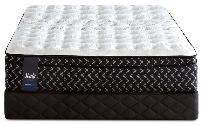 Sealy Posturepedic Highbury Medium Euro-Top Full Mattress Set