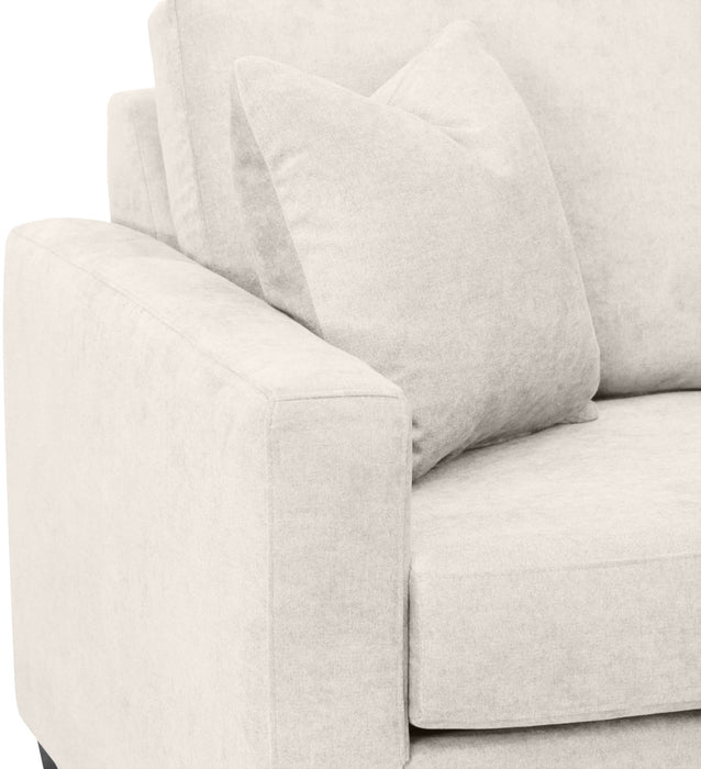 Becca Chenille Sofa – Silver
