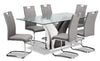Tuxedo 7-Piece Dining Package – Grey