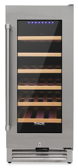 Thor Kitchen 33 Bottle Built-In/Freestanding Wine Cooler - TWC1501-SS