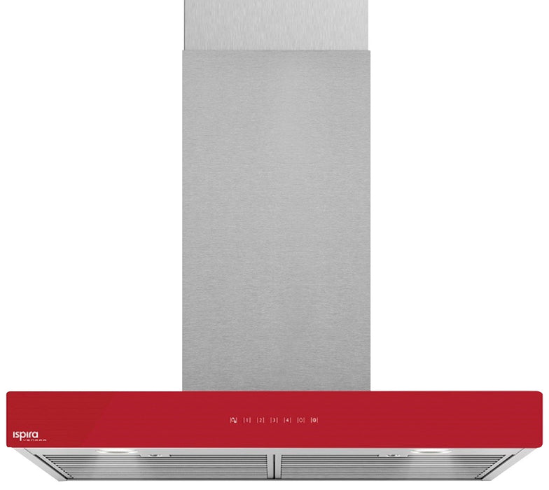 Venmar Ispira 36\" Chimney Range Hood – Red