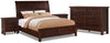 Sonoma 6-Piece Queen Bedroom Package with 2 Nightstands – Dark Brown
