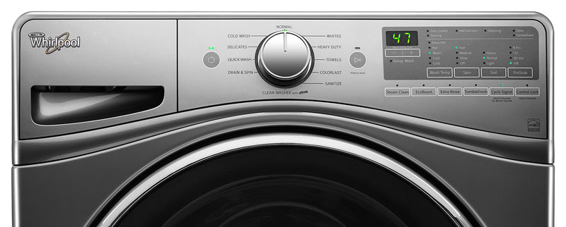 Whirlpool 5.2 Cu. Ft. Front-Load Washer and 7.4 Cu. Ft. Electric Dryer