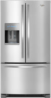 Whirlpool 25 Cu. Ft. French-Door Refrigerator in Fingerprint-Resistant Stainless Steel – WRF555SDFZ