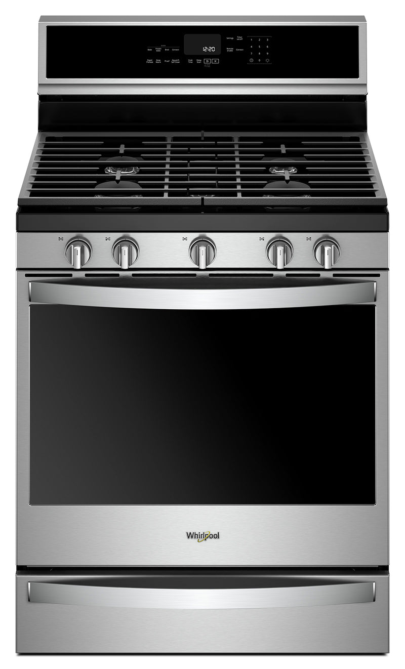 Whirlpool 5.8 Cu. Ft. Gas Range with AquaLift® and SelfClean Fin
