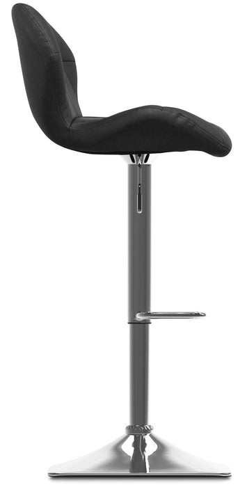 Emry Adjustable Bar Stool – Black