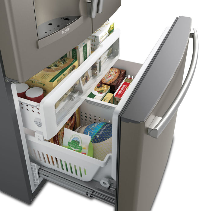 GE 27.7 Cu. Ft. French-Door Refrigerator with Keurig® K-Cup® Brewing System – PFE28PMKES