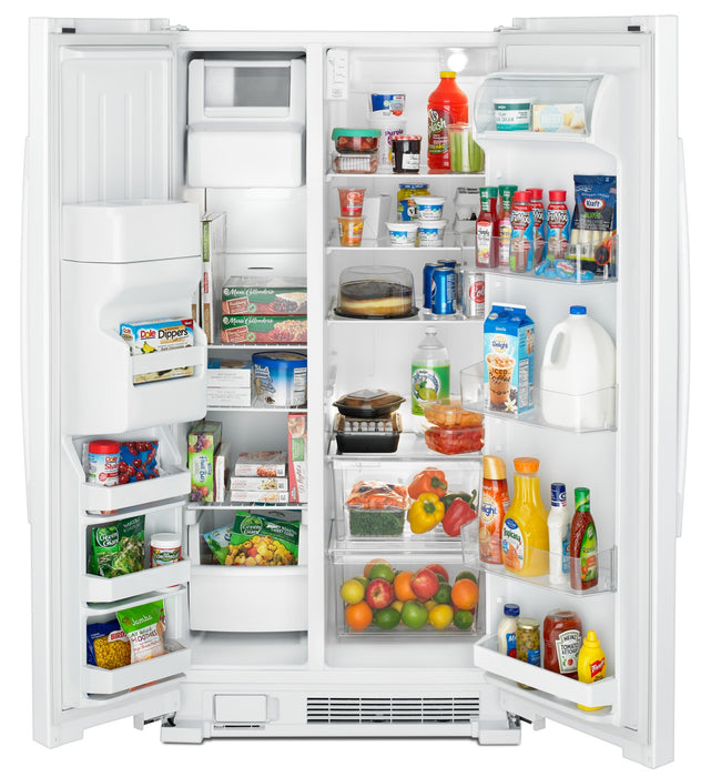 Amana 33\" 21 Cu. Ft. Side-by-Side Refrigerator - White - ASI2175GRW