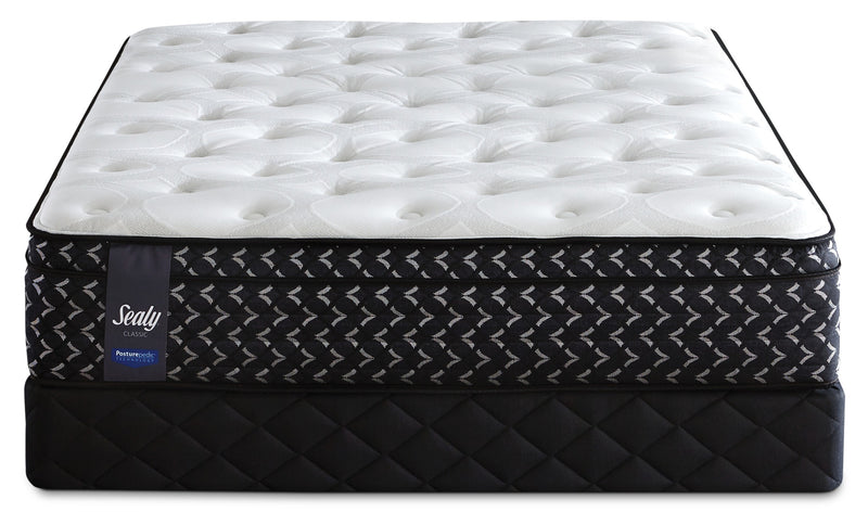 Sealy Posturepedic Crimsan Firm Euro-Top Full Mattress Set