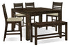 Jade 6-Piece Counter-Height Dining Package