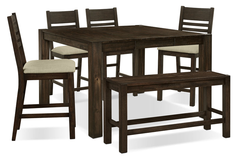 Jade 6-Piece Counter-Height Dining Package