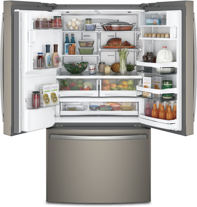 GE 27.7 Cu. Ft. French-Door Refrigerator with Keurig® K-Cup® Brewing System – PFE28PMKES