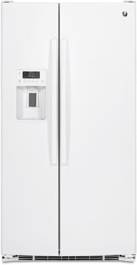 GE 25.4 Cu. Ft. Side-By-Side Refrigerator – GSE25GGHWW