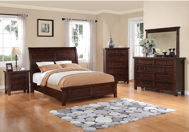 Sonoma 8-Piece King Bedroom Package – Burnished Mango