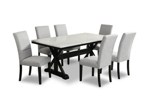 Verona 7-Piece Dining Package with Trestle Dining Table