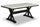 Verona Rectangular Dining Table with Trestle Base