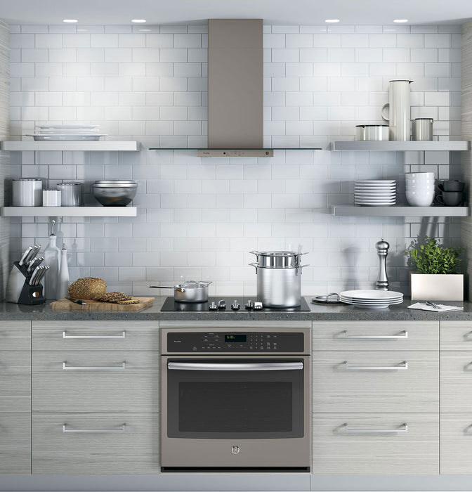 GE 30\" Wall-Mount Glass Canopy Chimney Range Hood – PVW7301EJESC