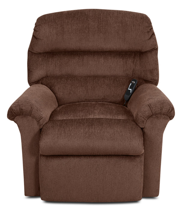 477 Chenille 3-Position Power Lift Chair – Walnut