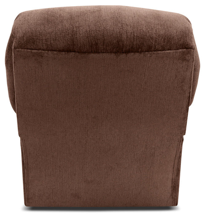 477 Chenille 3-Position Power Lift Chair – Walnut