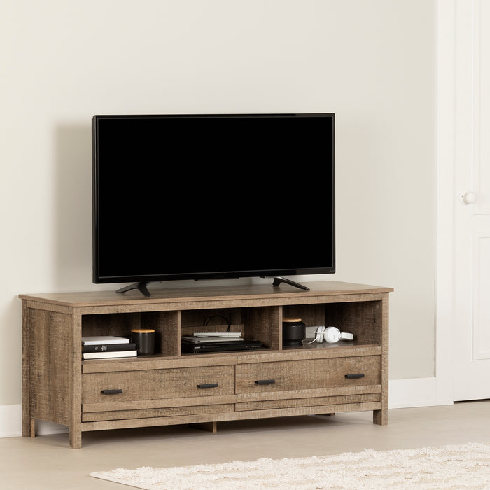 Exhibit 60\" TV Stand - Weathered Oak