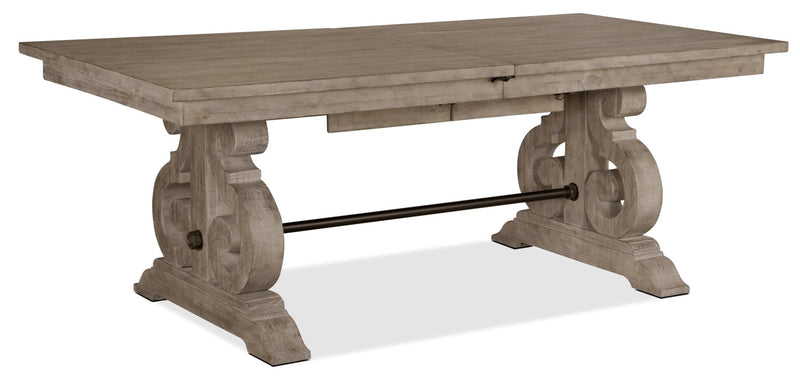 Keswick Dining Table – Dovetail Grey - Rustic style Dining Table in Grey Pine