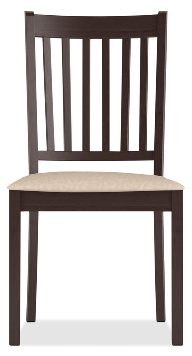 Atwood Dining Chair with Microfibre Seat - Beige