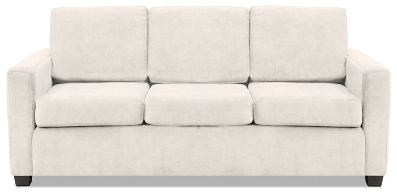 Becca Chenille Sofa – Silver