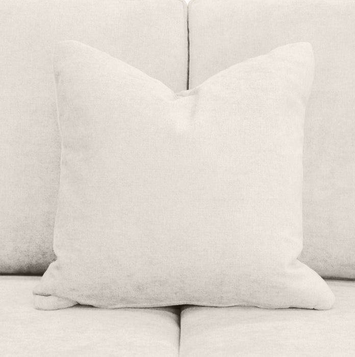 Becca Chenille Sofa – Silver