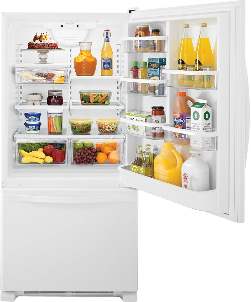 Whirlpool 30" 18.7 Cu. Ft. BottomMount Refrigerator WhiteonWhi