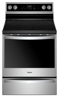 Whirlpool 6.4 Cu. Ft. Electric Range with AquaLift® and Self-Clean - Fingerprint Resistant Stainless… 