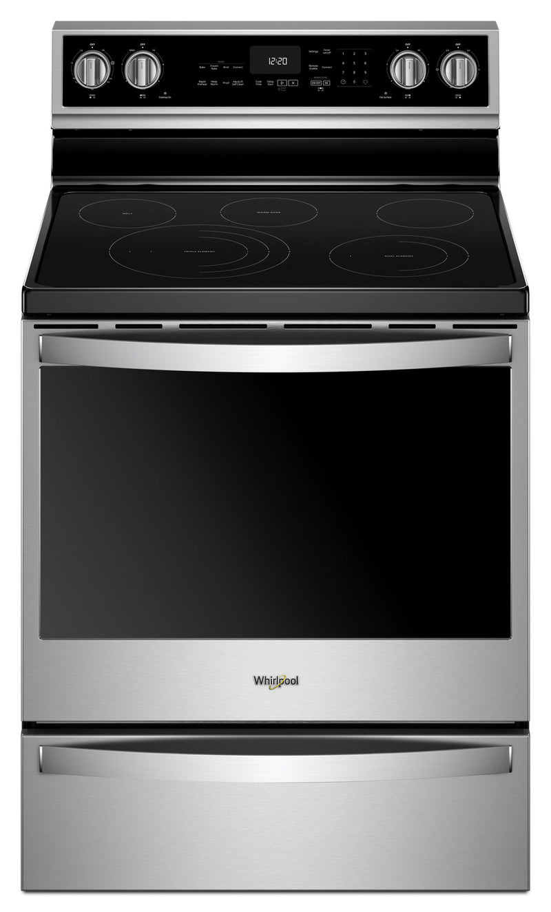 Whirlpool 6.4 Cu. Ft. Electric Range with AquaLift® and SelfClean