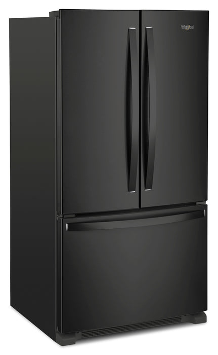 Whirlpool 36\" 25 Cu. Ft. French-Door Refrigerator - Black - WRF535SWHB
