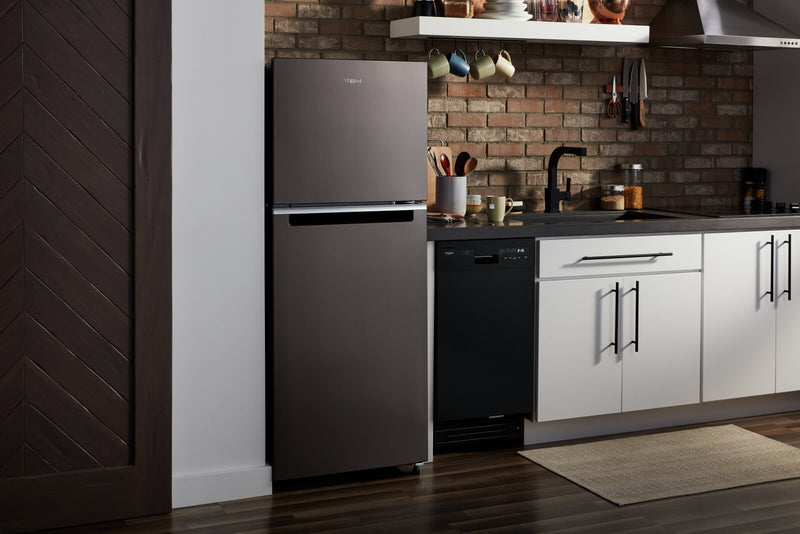 Whirlpool 24\" 11.6 Cu. Ft. Top-Mount Refrigerator - Black Stainless Finish - WRT312CZJV