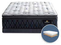 Serta Perfect Sleeper® Mansell Plush Super Pillow-Top Low-Profile Full Mattress Set