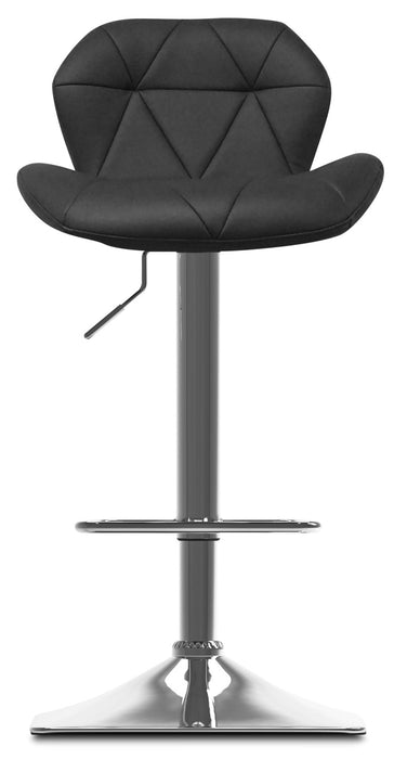 Emry Adjustable Bar Stool – Black