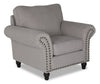Wynn Chenille Chair - Grey