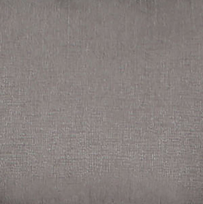 Made in Canada Wynn 93\" Chenille Fabric Sofa with Nailhead Trim and Wood Bun Legs - Grey