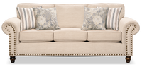 Wynn Chenille Sofa - Linen 